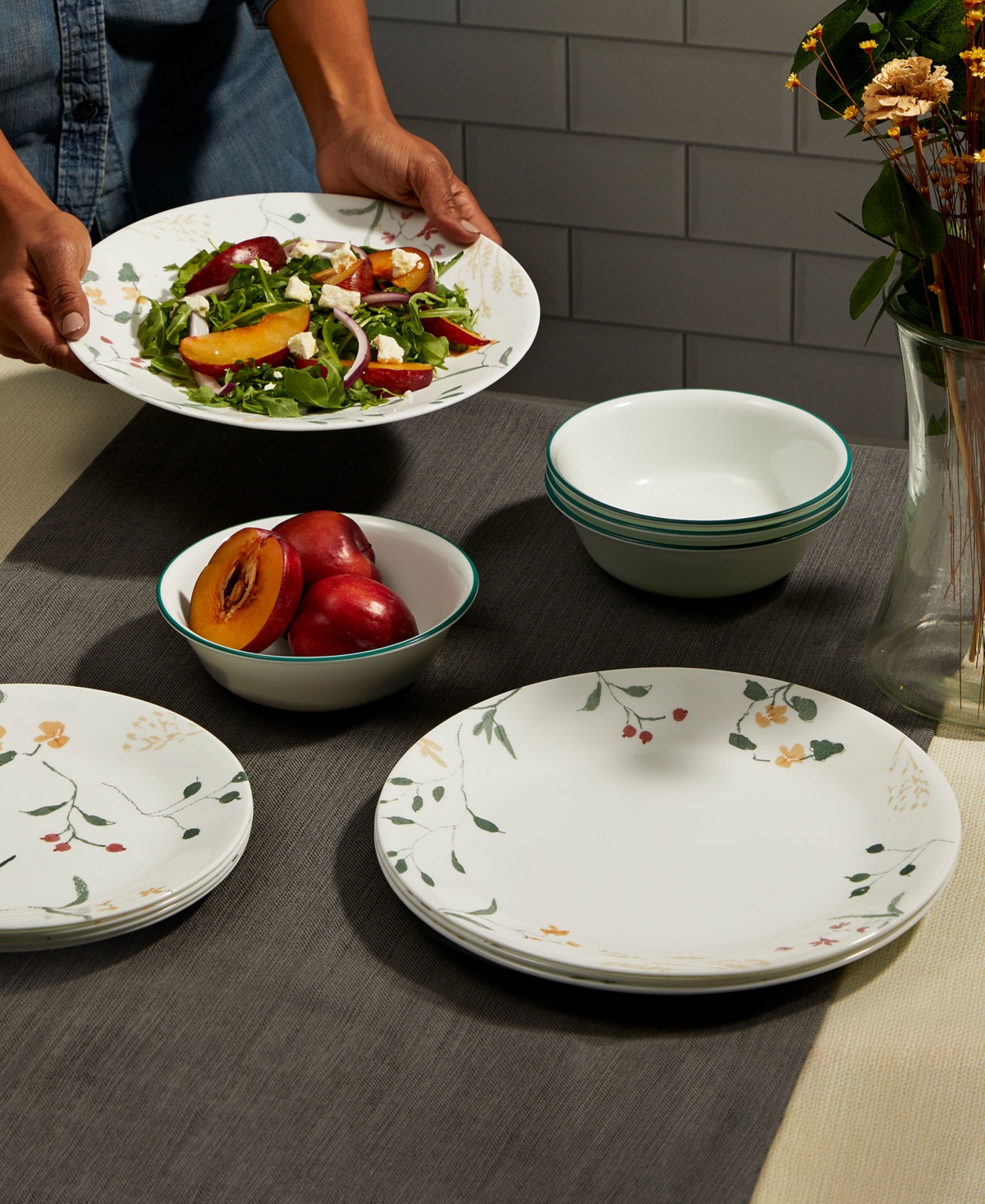 Corelle Wildflower Scatter 12 Pc. Dinnerware Set, Service For 4 In No Color