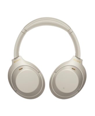WH-1000XM4 Wireless Noise Canceling Over-Ear Headphones (Silver) Bundle