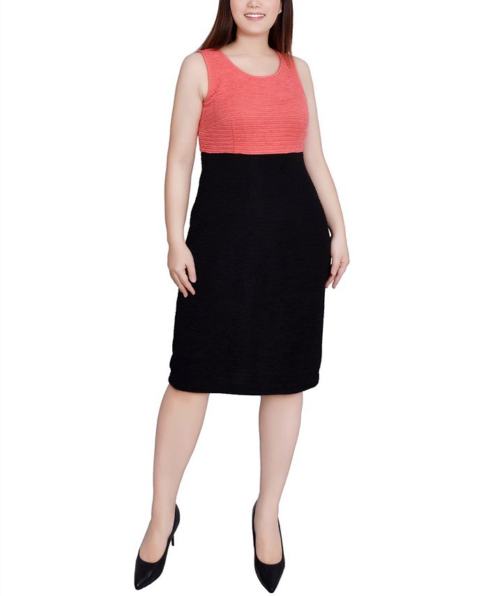 NY Collection Women's Lace Sweetheart Neck Dress Black Size Petite X-Small