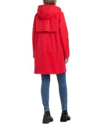 Kate Spade New York ★ Hooded Rain Jacket kate spade new york Women's Hooded A-Line Raincoat - Macy's
