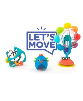 Sassy Let's Move baby gift box - 3 piece set, 8+ Months