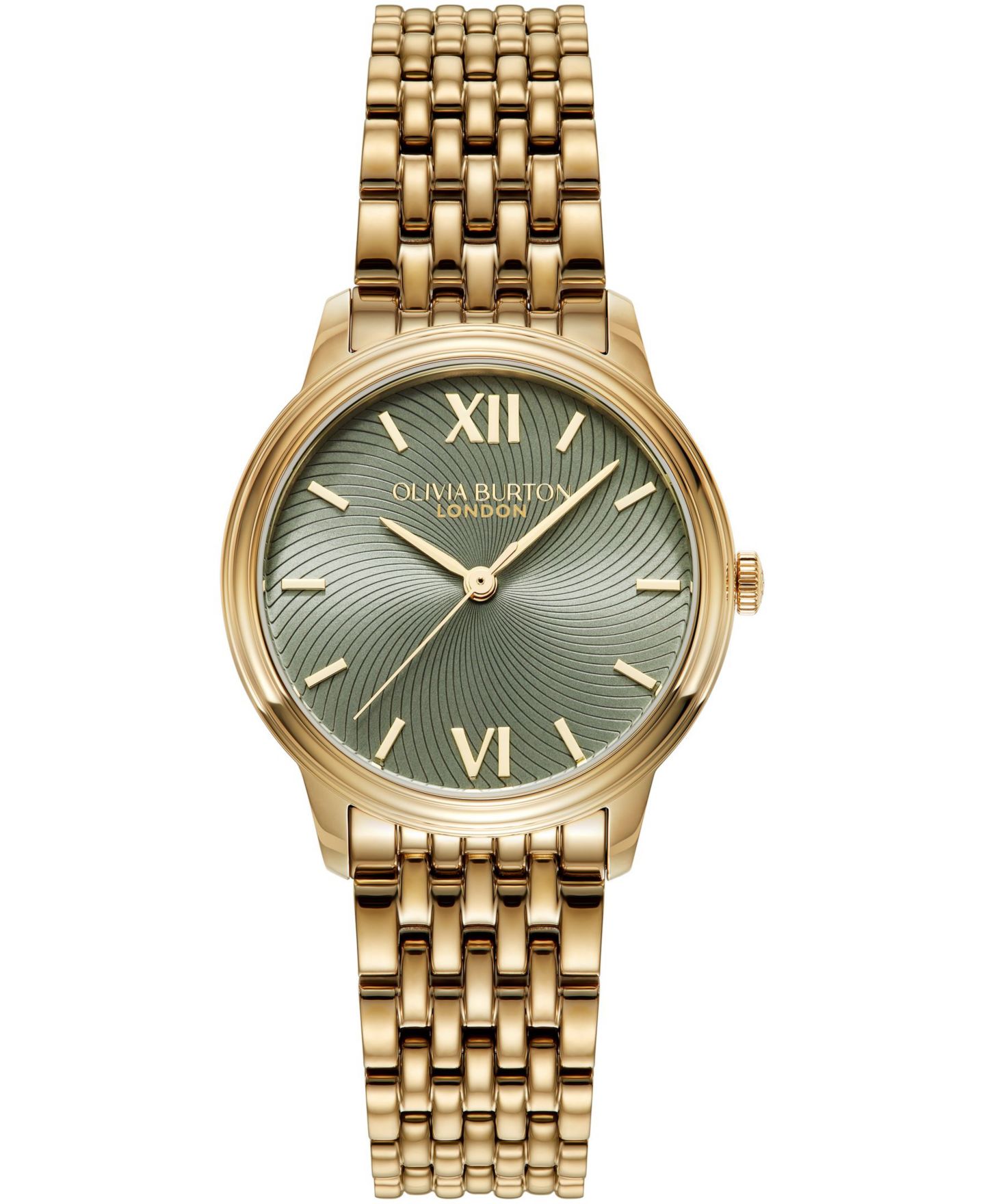 Женские часы Olivia Burton Classic Swirl Gold-Tone Stainless Steel Watch 32mm — фото 1