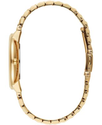 Women's Radiant Sun Gold-Tone Stainless Steel Watch 35mm