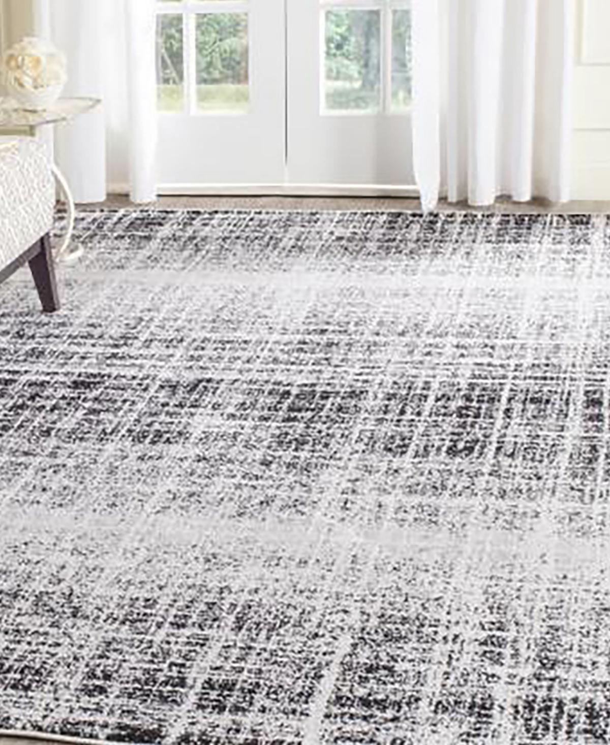 Safavieh Adirondack 116and Black x Area Rug - Ivory