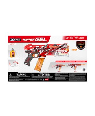 X-Shot Hyper Gel Clutch Par ZURU - 5000 Billes Hyper Gel Incluses, Lanceur Puissant 45.7 M/s, Idéal Pour Batailles Fun