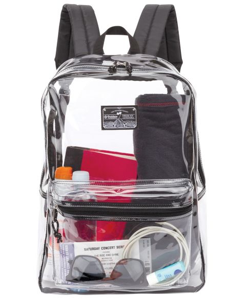 Сумки Outdoor Products Clear Pass Day Pack, цвет: Чёрный