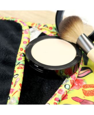 Decorative Microfiber Makeup Remover Cloths (Pack of 5, Design Options), Soft Coral Fleece Reusable Makeup Towels with a Travel Bag, Facial Wash Cloth for Bathroom, 7.5 x 15.5 in.