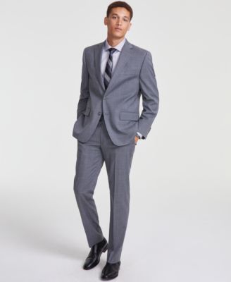 Men's Modern-Fit Solid Nested Suit