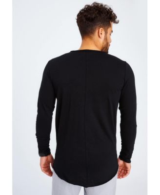 Men's Slim Fit CrewNeck Long T-Shirt | Classic Stylish Longsleeve Round Neck