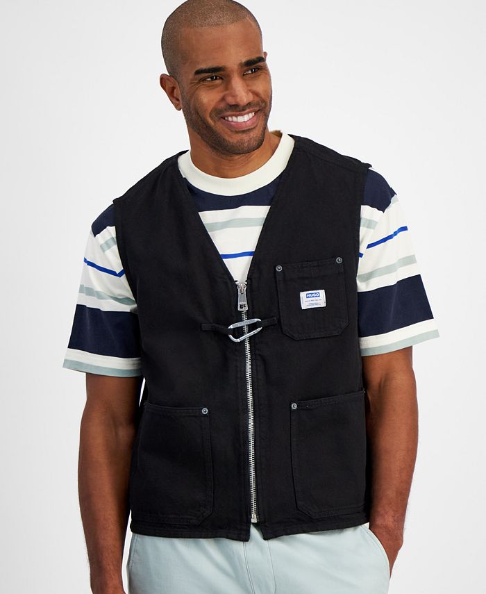 Hugo Boss - Men's Lunus Relaxed-Fit Zip-Front Vest