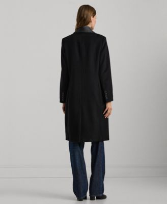 Lauren Ralph Lauren Women's Faux-Leather-Trim Double