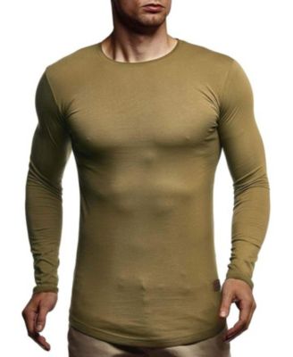 Men's Longsleeve Shirt Basic Crew Neck Slim Fit Longsleeve Crew Neck Pullover Sweatshirt Long Sleeve Crew Neck