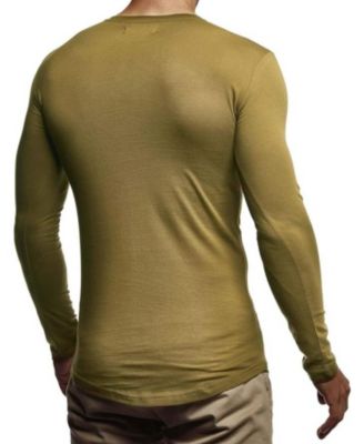 Men's Longsleeve Shirt Basic Crew Neck Slim Fit Longsleeve Crew Neck Pullover Sweatshirt Long Sleeve Crew Neck