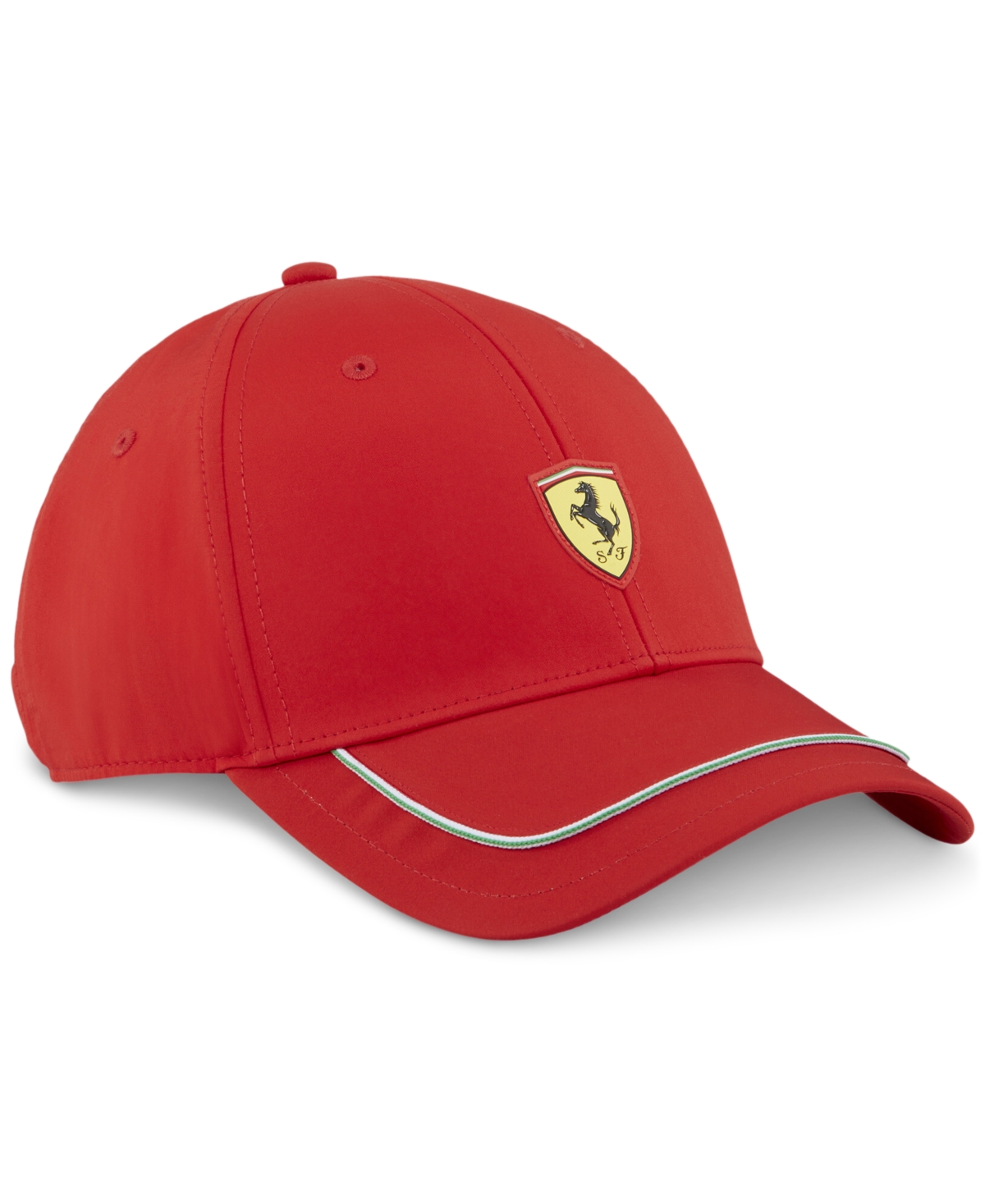 Puma Men's Ferrari Race Logo Hat In Rosso Corsa