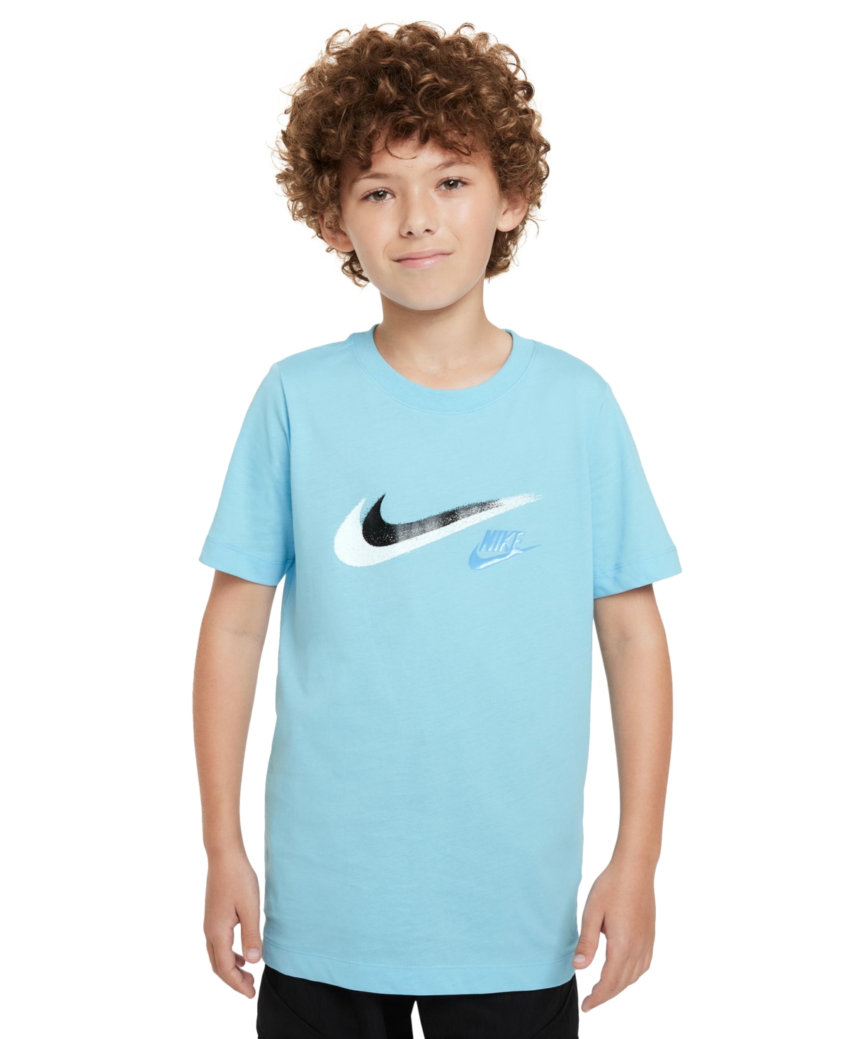 Nike Sportswear Big Boys Cotton Logo Graphic T-Shirt