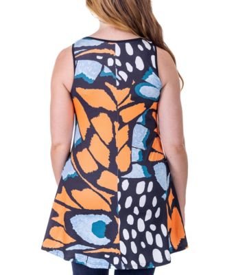 Casual Print Scoop Neck Tank Top