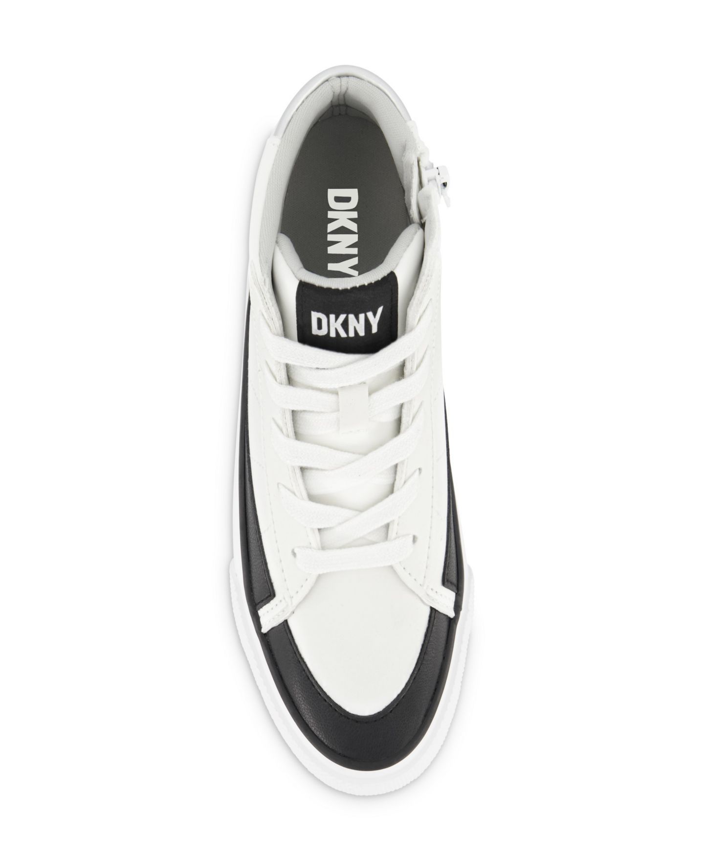 Кроссовки DKNY Hannah Leena High Top Sneaker для девочек, цвет: Чёрный / Белый — фото 5