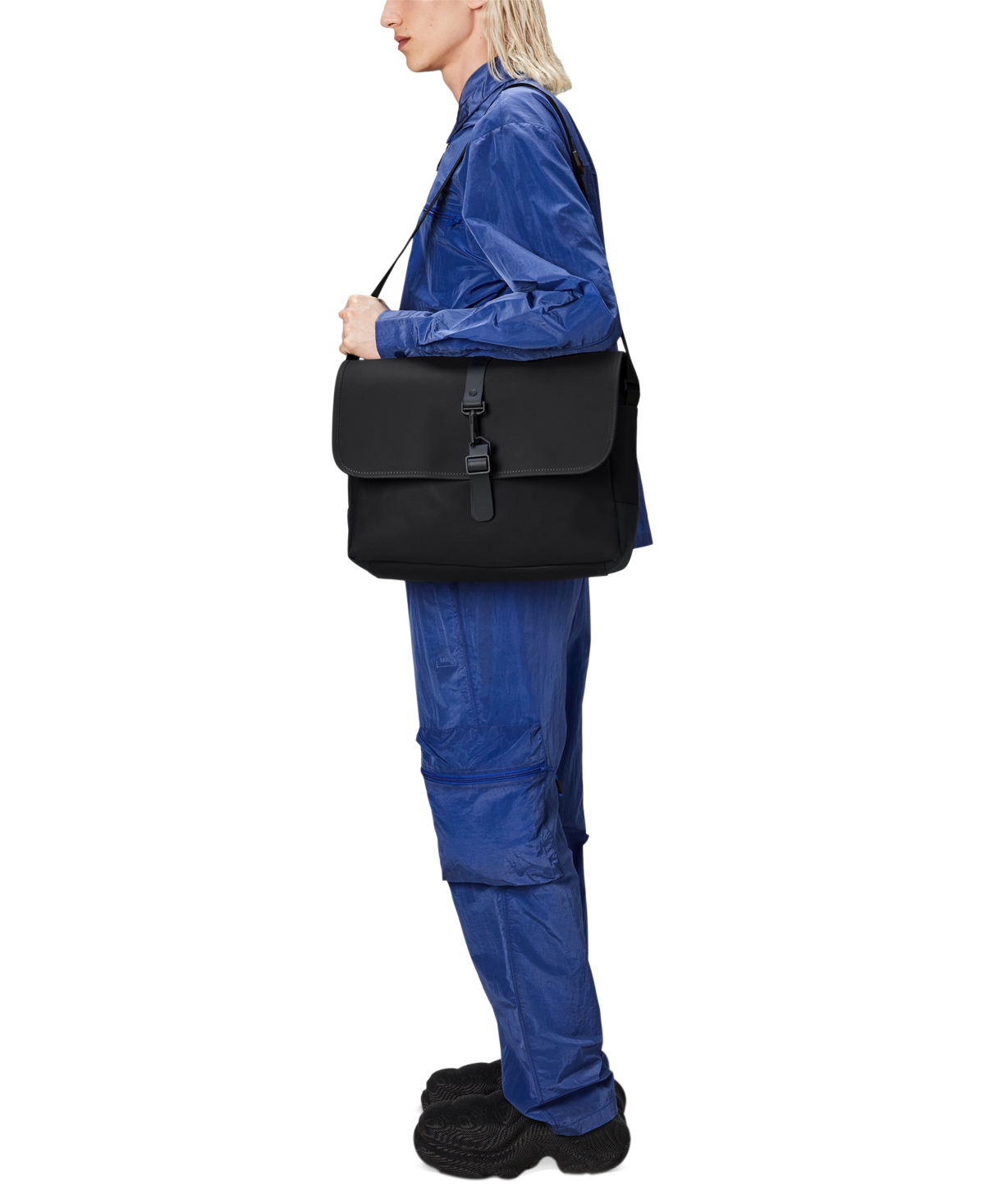 Rains Men's Waterproof Messenger Bag In Black