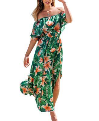 green emerald velvet dress African Print Kente Orange / green Infinity Multiway Maxi Dress –  AfricanFabs main image 0