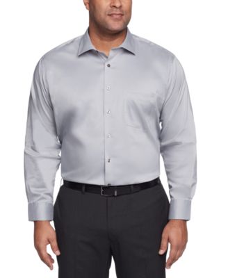 Big Men's Ultra Wrinkle Free Solid Dress Shirt