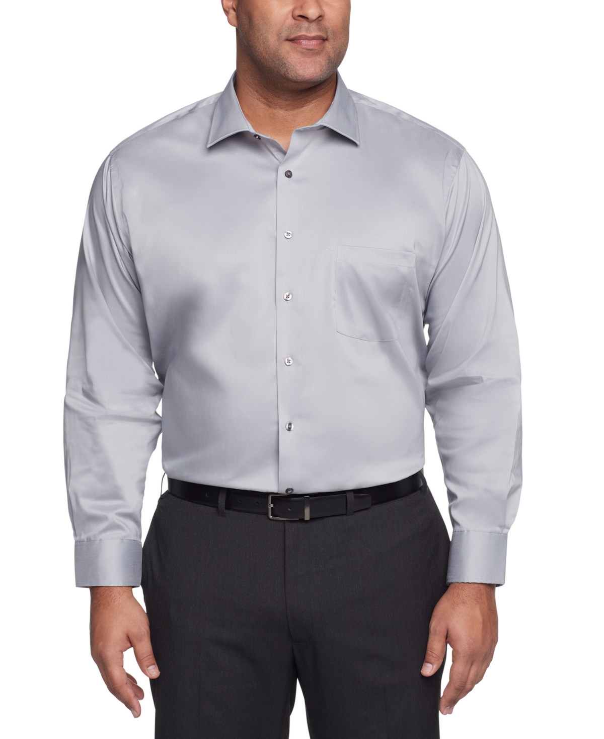 Van Heusen Big Men's Solid Dress Shirt