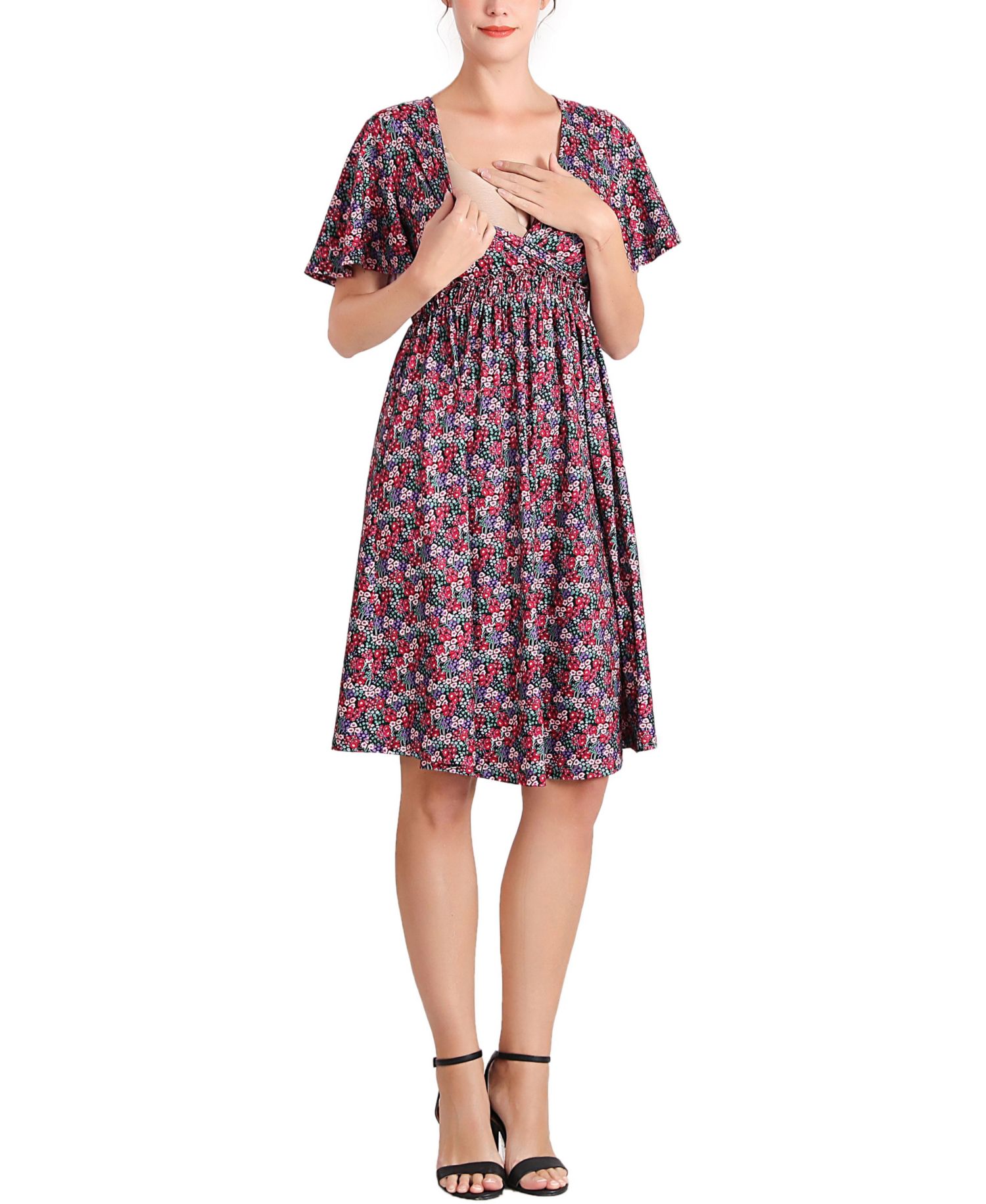 Women's Evin V-Neck Nursing Dress