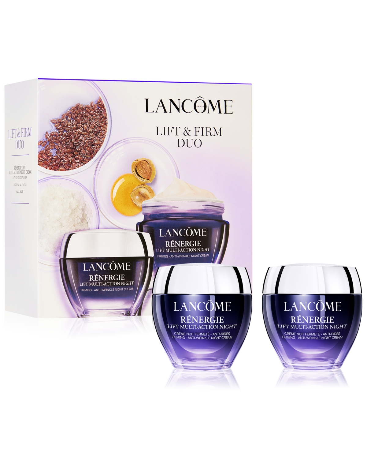 Shop Lancôme 2-pc. Renergie Night Cream Set In No Color
