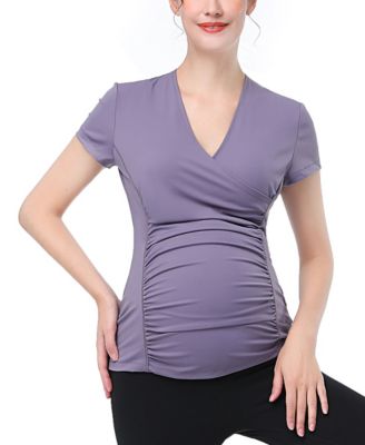 Maternity V-Neck Nursing Active Tee