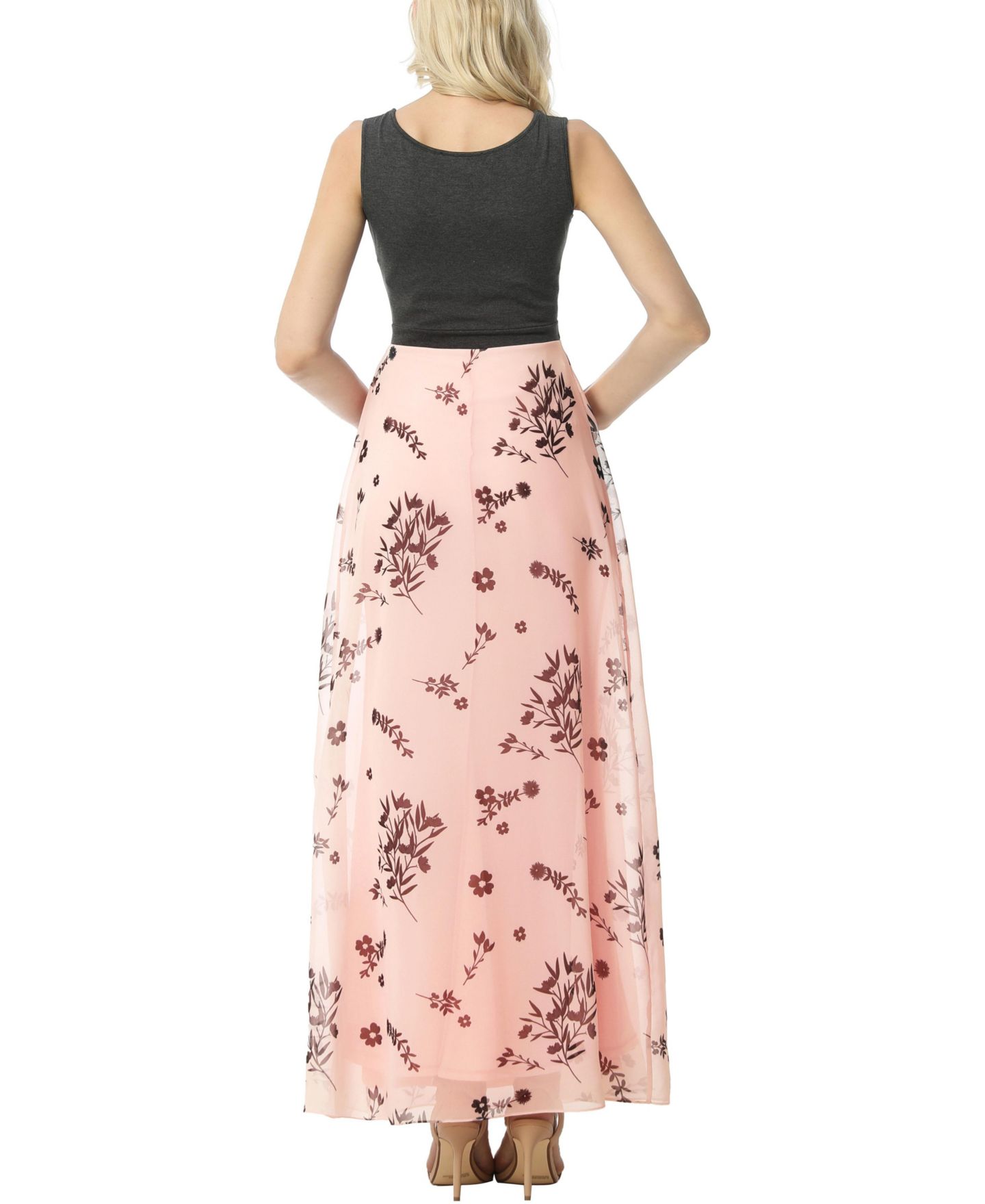 Женское платье kimi + kai Floral Print Maxi, цвет: Разноцветный — фото 3