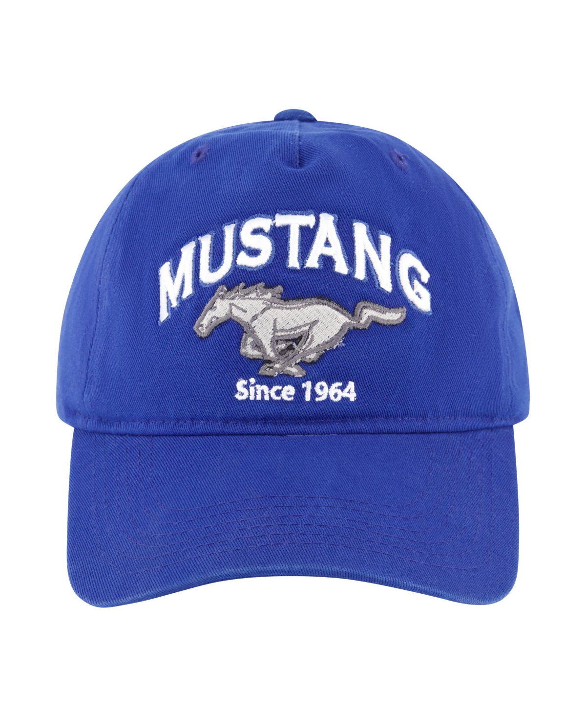 Men's Mustang Sculpted 3D Embroidery Baseball Hat - Navy