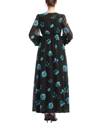 Maternity Maternty Floral Print Maxi Dress