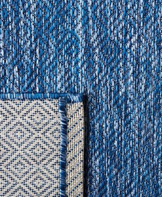 Courtyard CY8520 Navy 8' x 11' Outdoor Area Rug