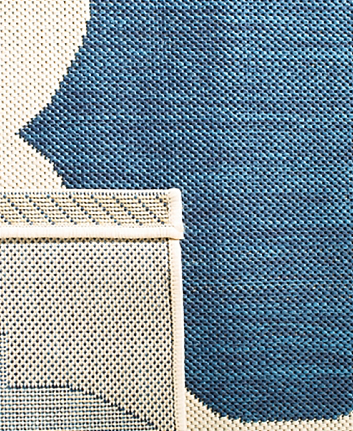 Safavieh Courtyard CY6162 Beige and Navy 8' x 11' Outdoor Area Rug