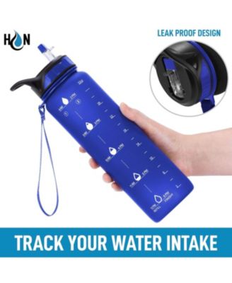 Hydration Nation Water Bottle With Time Marker 32oz