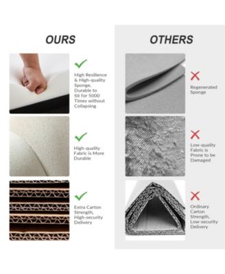 Modern Velvet Barrel Chair with Channel Tufted Back