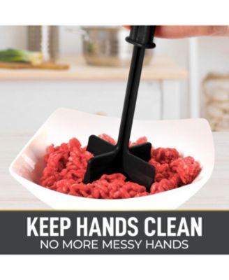 Premium Meat Chopper, Ground Beef Masher, & Hamburger Chopper Utensil