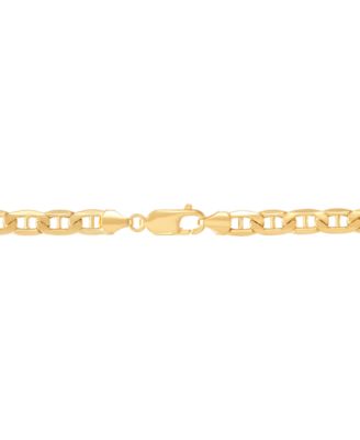 Lightweight Polished Mariner Link 24" Chain Necklace (5.5MM) in 14k Gold