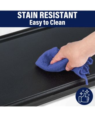 Preseasoned Cast Iron Reversible Griddle Plate Pan - 20"