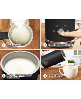 Milk Frother Electric Heater - Automatic 4-in-1 Function Milk Steamer For Hot & Cold
