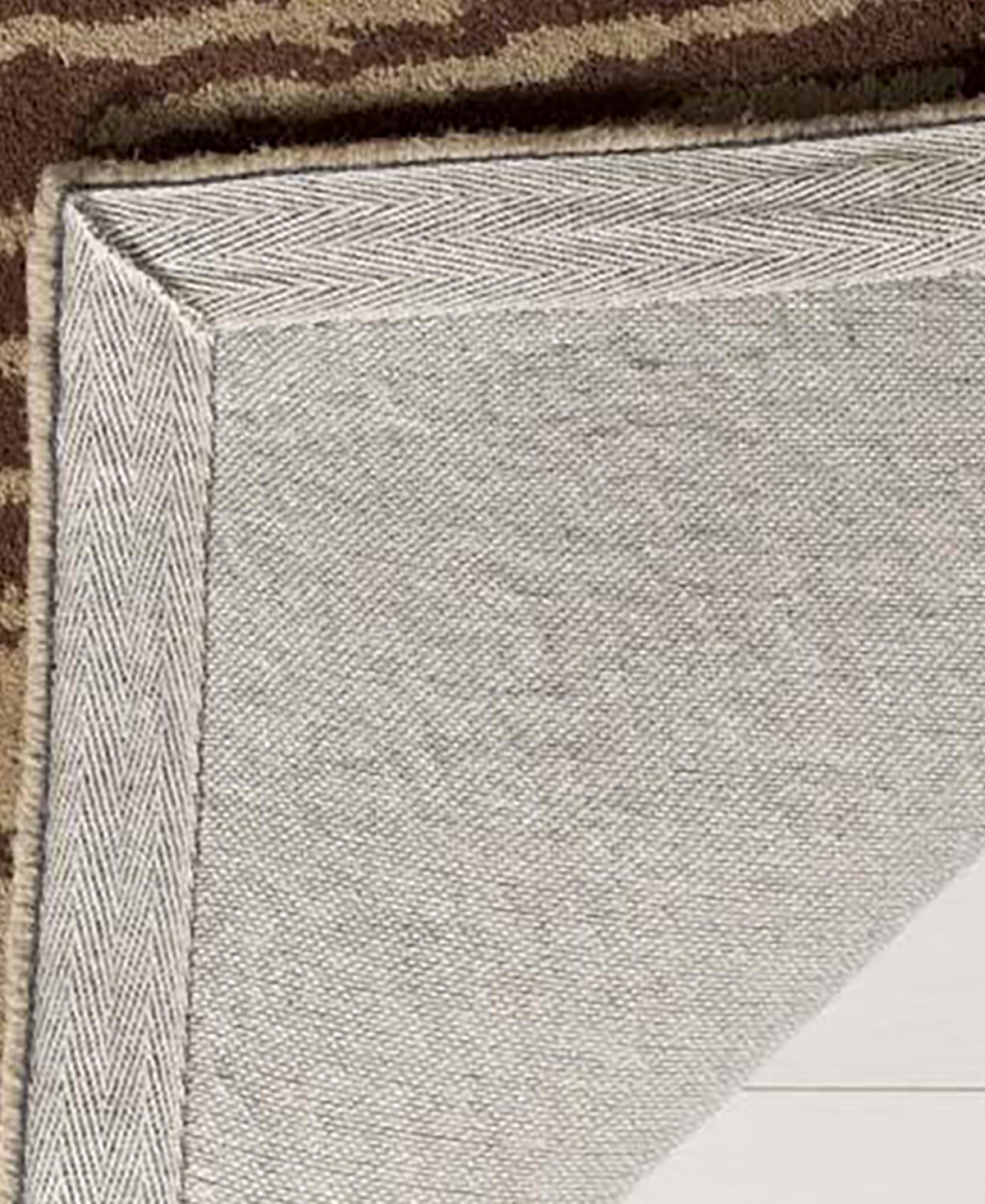 Martha Stewart Collection Layered Faux Bois MSR4534AArea Rug - Brown