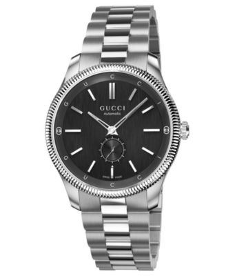 Gucci - Men's Swiss Automatic G-Timeless Stainless Steel Bracelet Watch 40mm