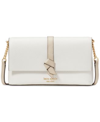 kate spade new york - Knott Flap Chain Small Leather Crossbody