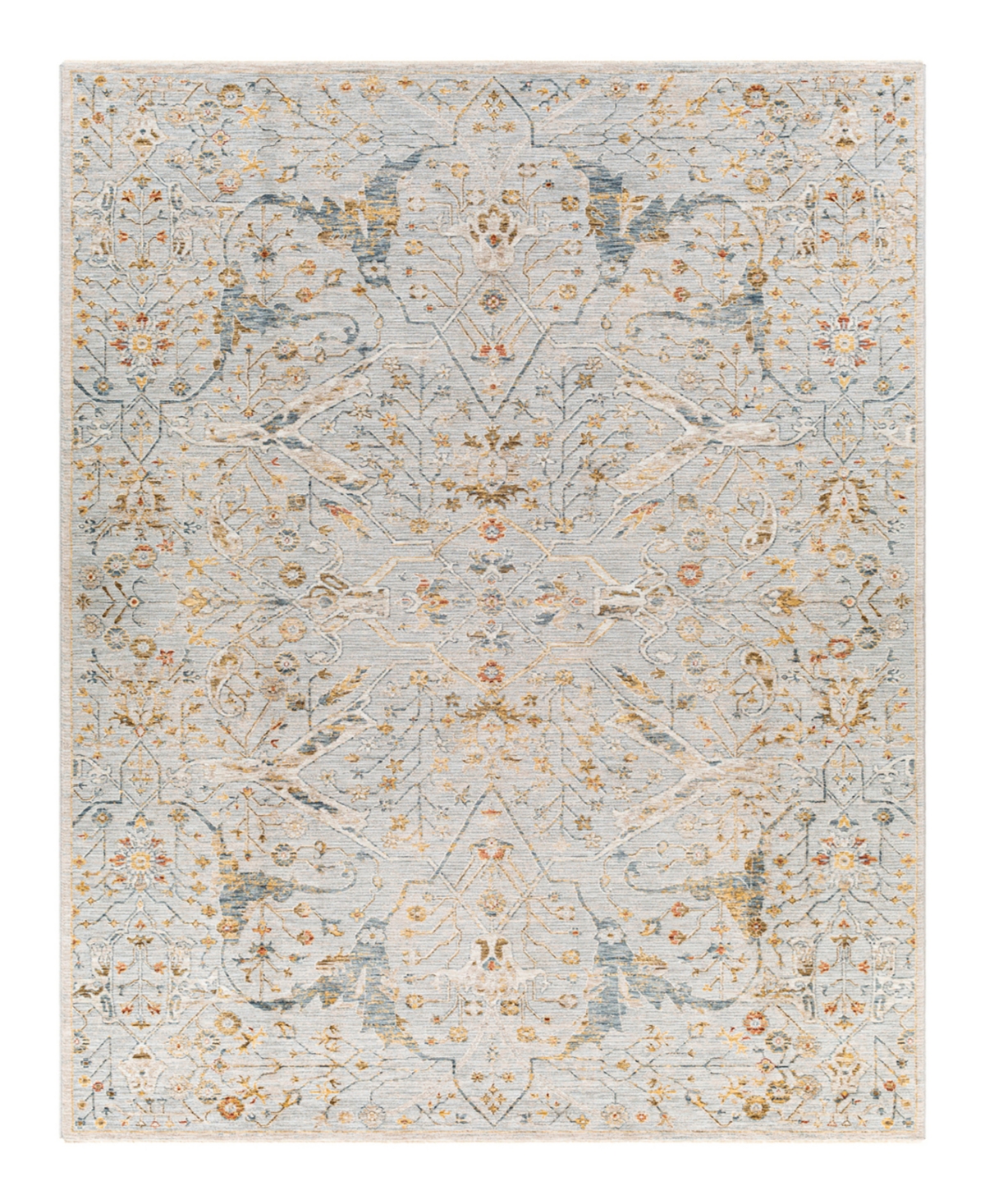Surya Reina Ren-2300 6'7x9'6 Area Rug In Denim