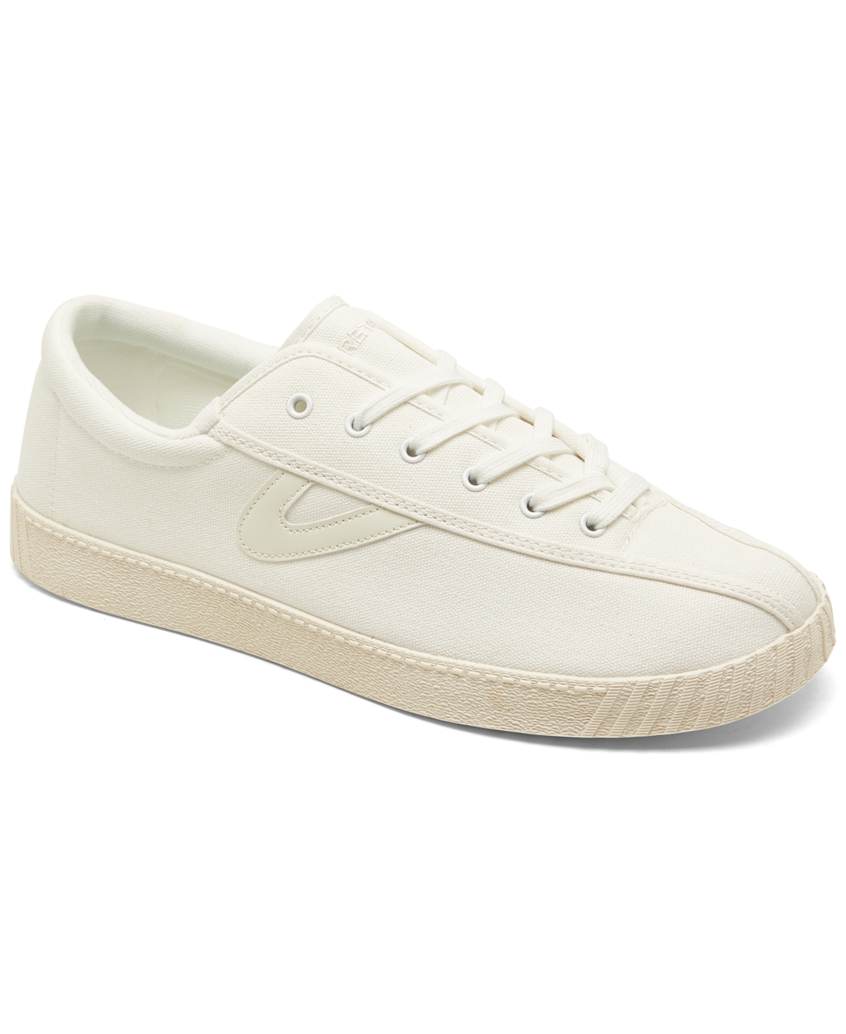 Tretorn Men's Nylite Plus Canvas Casual Sneakers From Finish Line In White