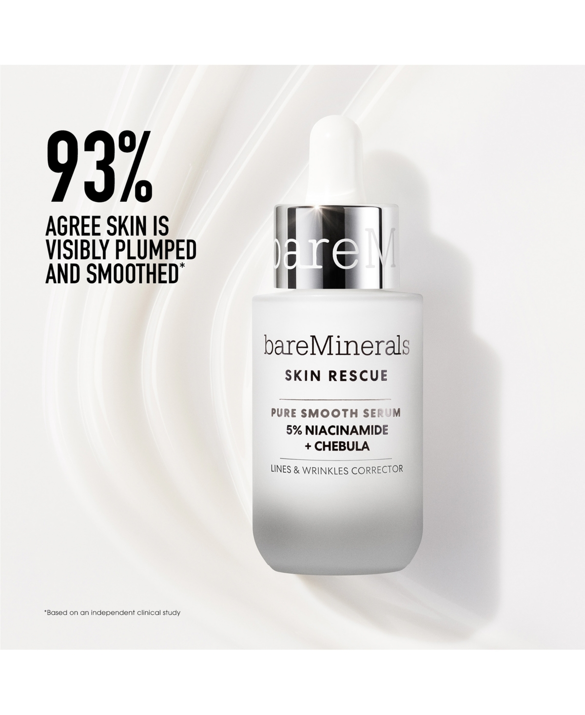 Bareminerals Skin Rescue Pure Smooth Serum 1.01 Oz. In Pure Smooth - Lines  Wrinkles