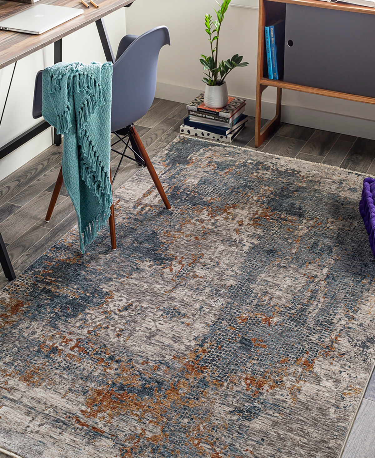 Surya Cardiff Cdf-2305 7'10x10'3 Area Rug In Gray