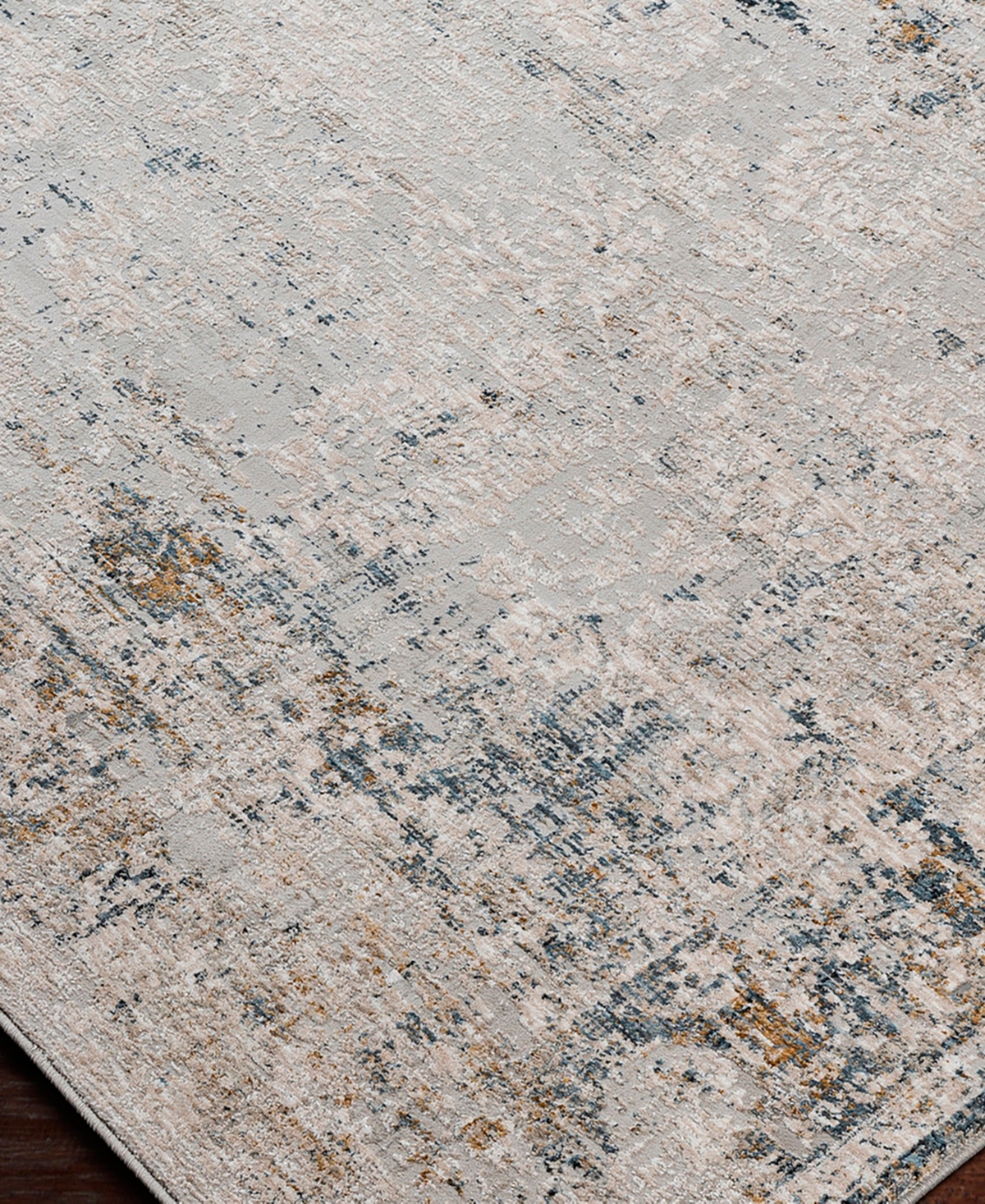 Surya Carmel Crl-2305 5'x7'3 Area Rug In Gray- Navy