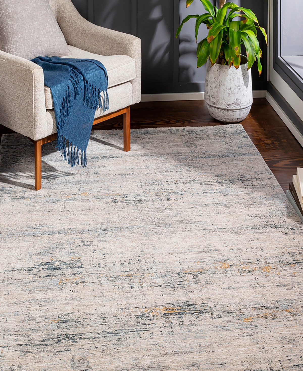 Livabliss Laila Laa-2308 7'10x10'3 Area Rug - Gray- Teal