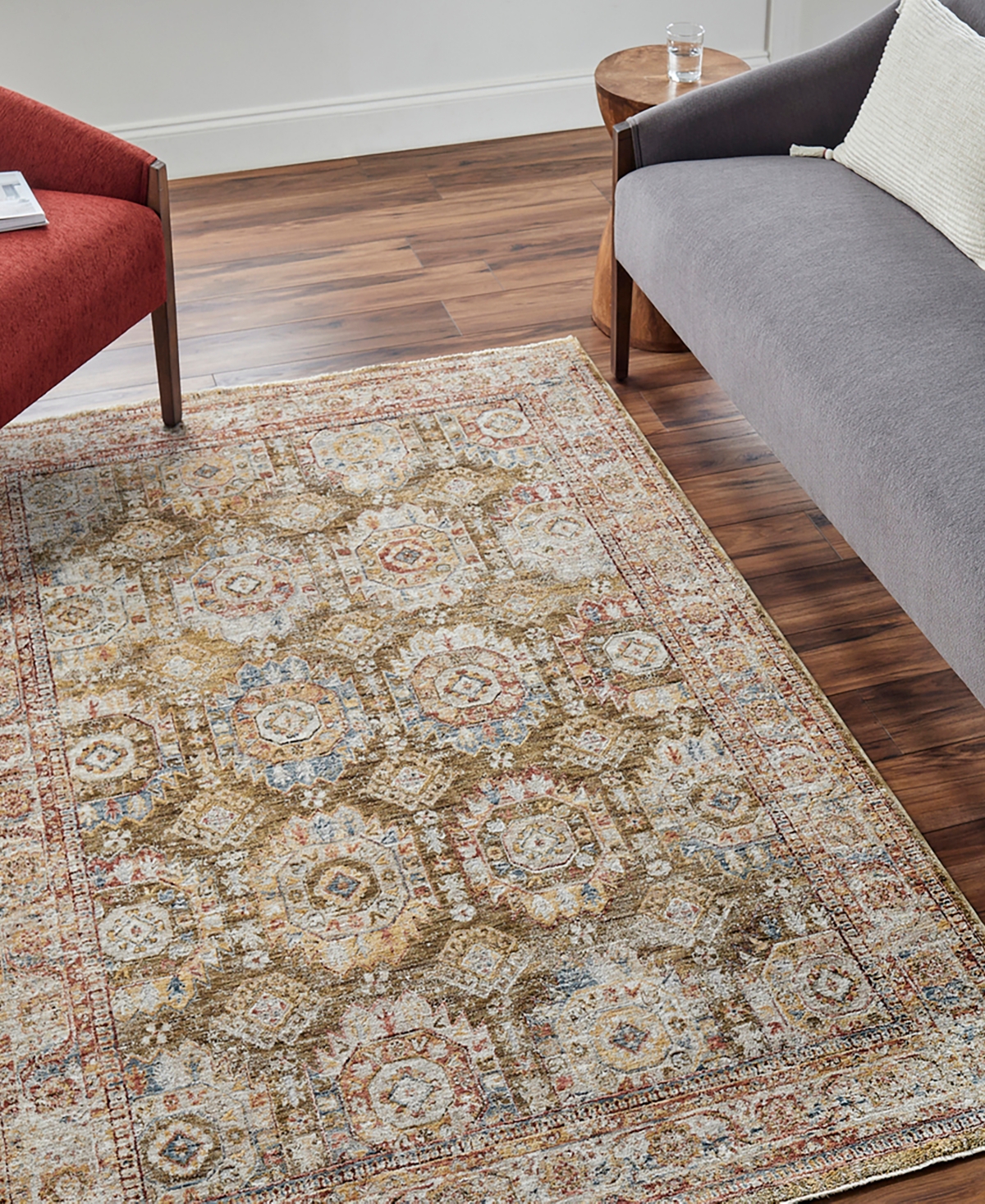 Surya Mona Lisa Mni-2302 2'7x4' Area Rug In Rust-cream
