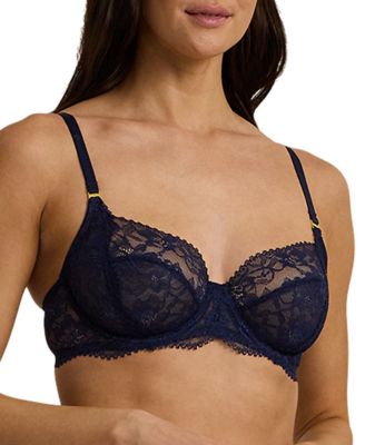 Women's Unlined Lace Full Coverage Bra